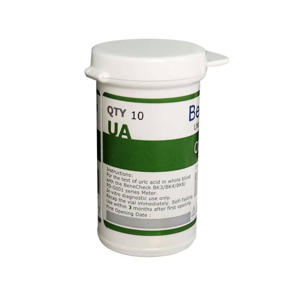 Que thử Acid Uric của máy đa năng Benecheck 3in1. Hộp 25 que