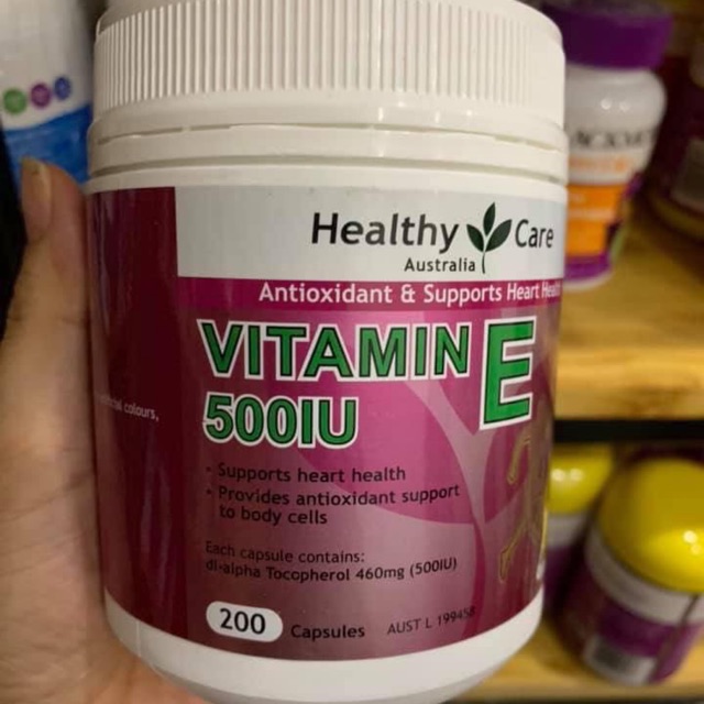 Vitamin e 500iu cua úc