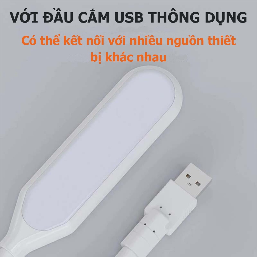 Đèn LED USB, Đèn Led USB siêu sáng,có thể uốn cong linh hoạt hỗ trợ đọc sách, trang điểm