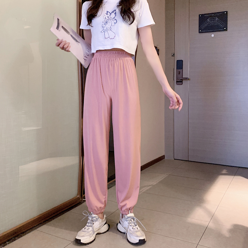 Quần Dài Nữ Lưng Cao Ống Rộng Thời Trang Hàn