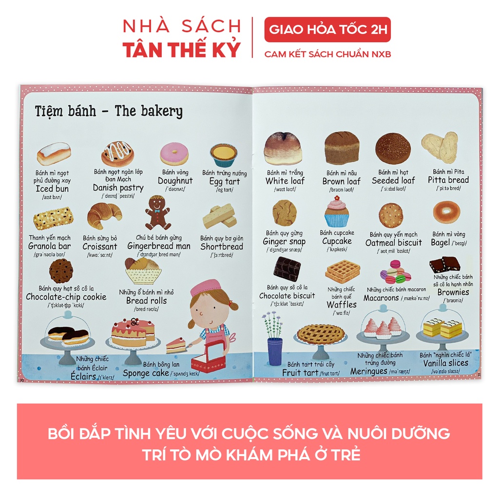 Sách - Cuốn sách từ vựng đầu tiên của tôi My first word book hỗ trợ bé học tiếng anh