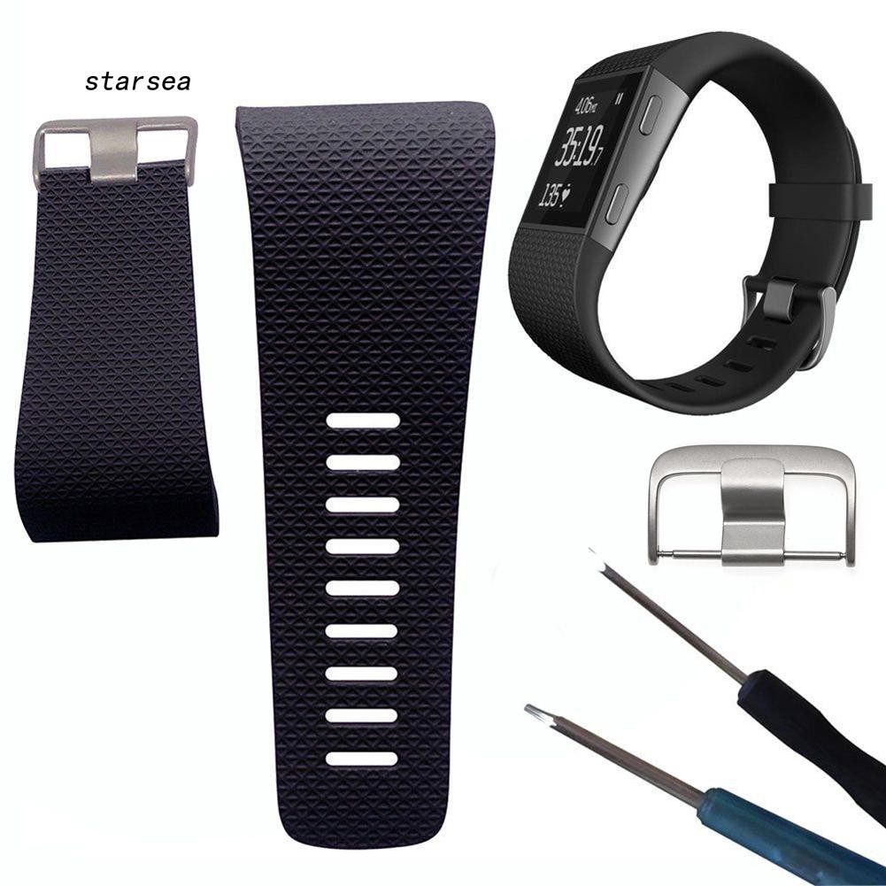 Dây đeo đồng hồ thay thế bằng silicone mềm dành cho FITBIT SURGE