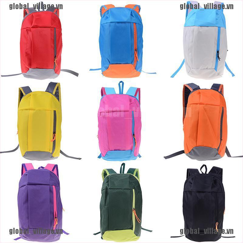 [global] 1Pc Sports Backpack Hiking Rucksack Men Women Unisex Schoolbags Satchel Handbag [village]