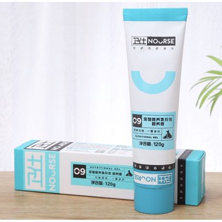 Gel dinh dưỡng Nourse 09 bổ sung cho chó mèo biếng ăn, gầy (120gr)