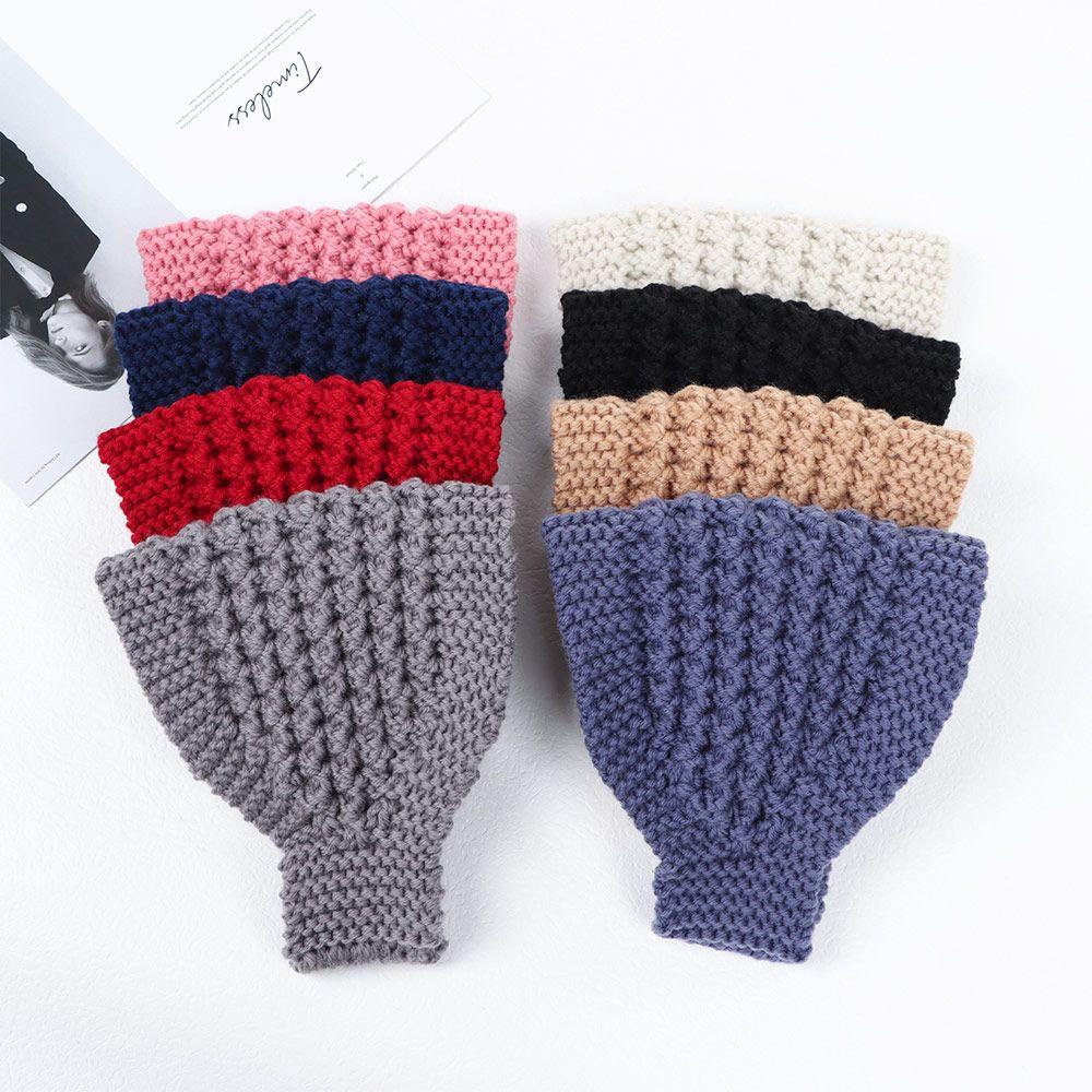 CACTU Khăn Turban Dệt Kim Mềm Mại Co Giãn Thời Trang Mùa Đông Cho Nữ