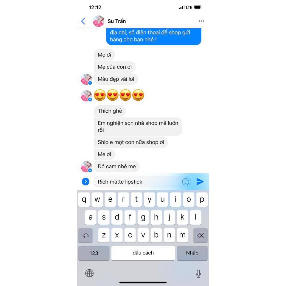 Son sáp lì Rich không chì chính hãng đỏ cam | BigBuy360 - bigbuy360.vn