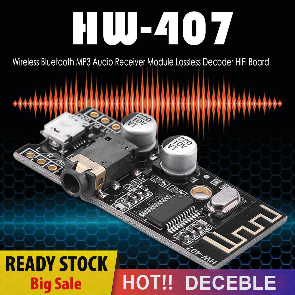 Deceble Wireless Bluetooth MP3 Audio Receiver Module Lossless Decoder HiFi Board