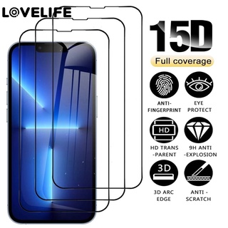 Kính Cường Lực 9H HD Bảo Vệ Toàn Màn Hình Cho iPhone 13 Mini 13 13 Pro 13 Pro Max 12 Mini 12 12 Pro 12 Pro MaxMiếng Dán Bảo Vệ Màn Hình iPhone 11 Pro Max XR XS / iPhone 8 7 6 6s Plus