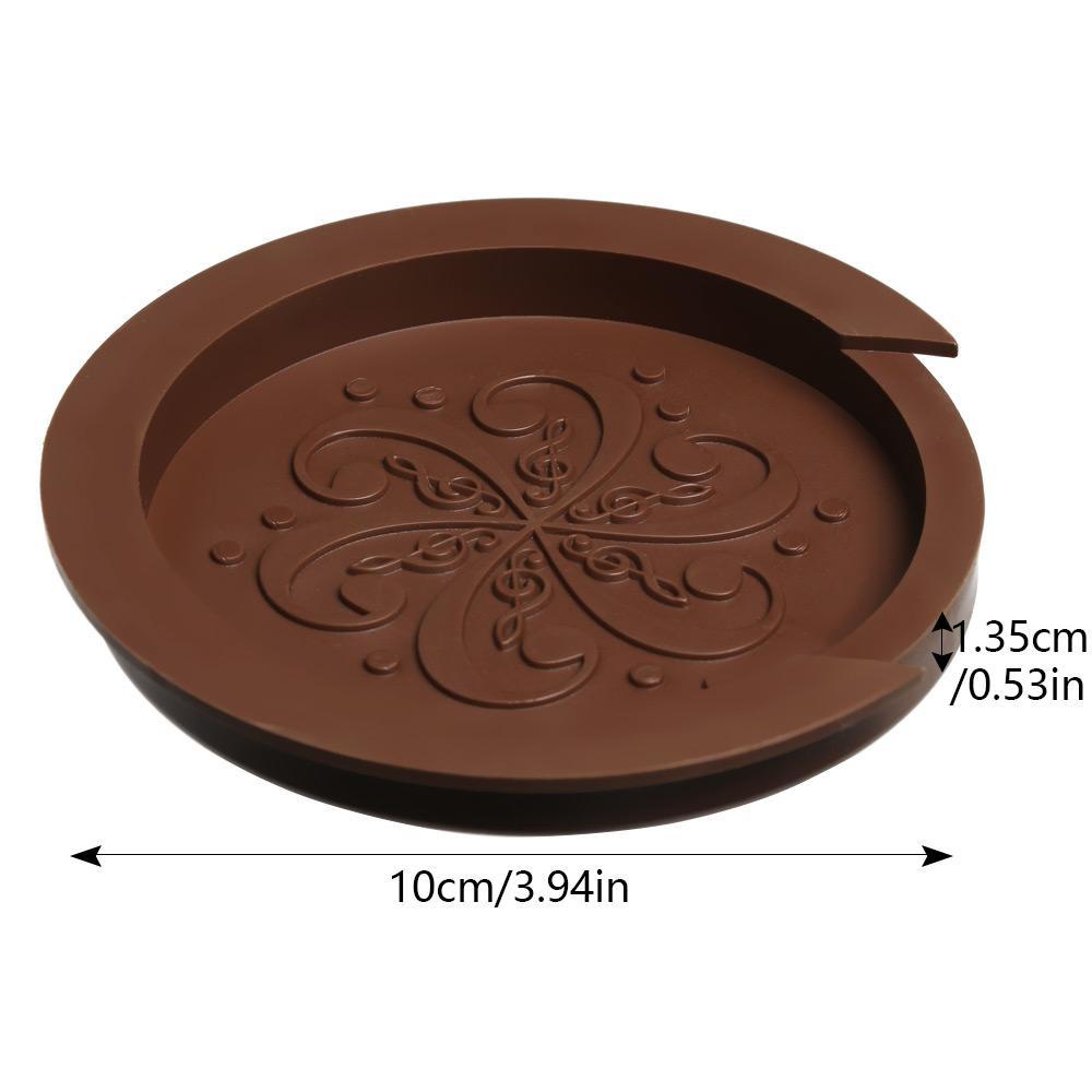 WONDER Khối Chặn Lỗ Âm Thanh Bằng Silicon Màu Đen Nhỏ Gọn Cho Đàn Guitar