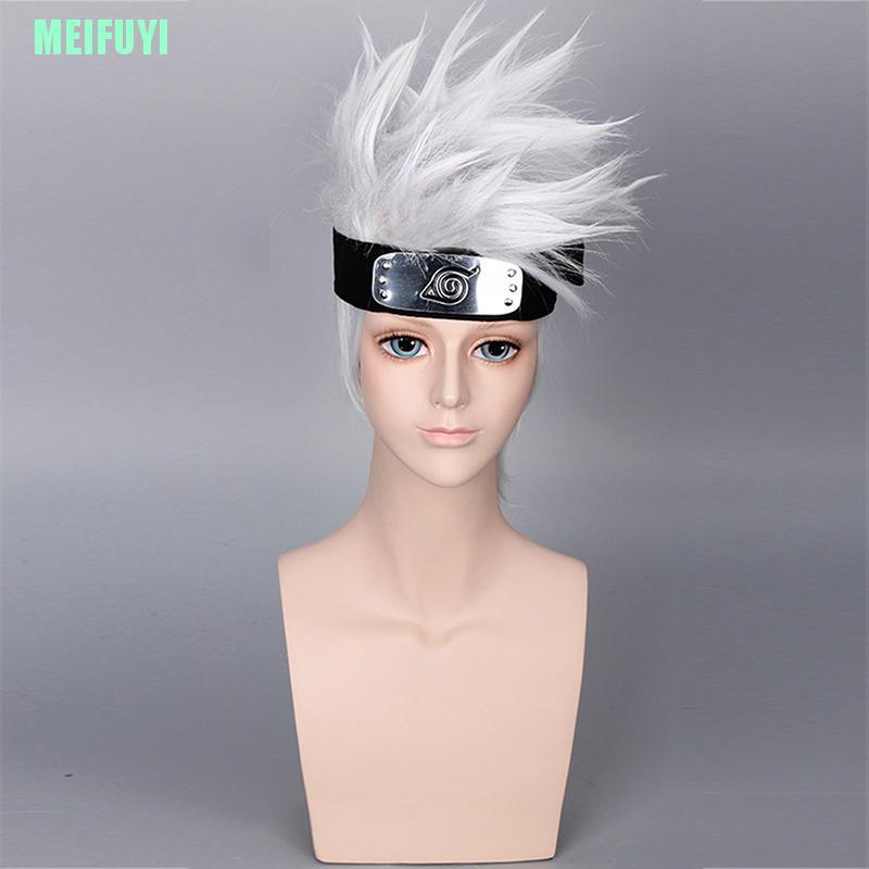 Bộ tóc giả màu bạc hóa trang nhân vật anime Kakashi
