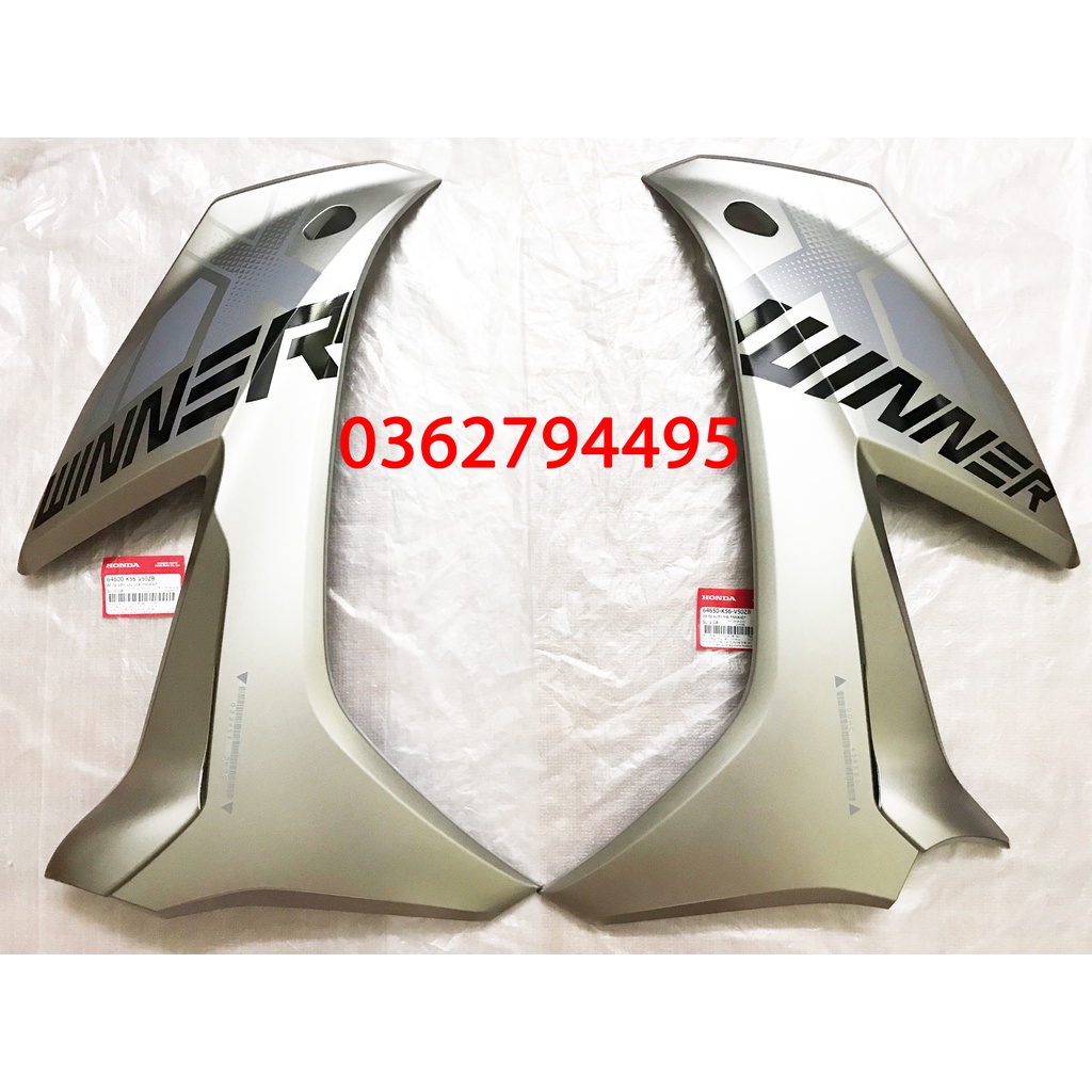 Dàn áo Winner X bản Bạc đỏ đen thể thao Zin chính hãng Honda