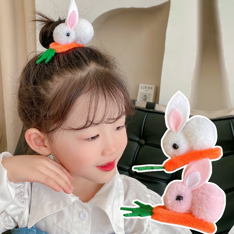 1 Kẹp Tóc Hình Thỏ Dễ Thương Cho Bé Gái