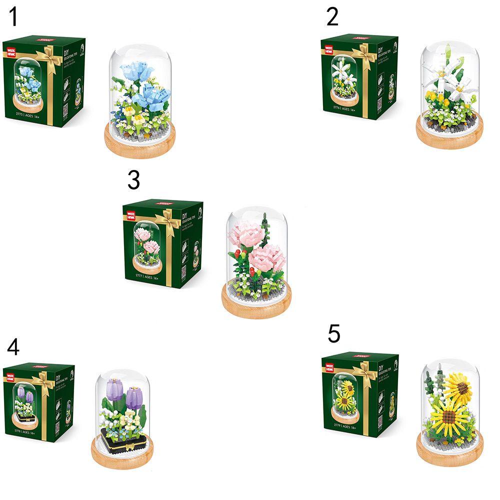 Đồ Chơi Lắp Ráp Hình Hoa Hồng Ba Chiều Sáng Tạo