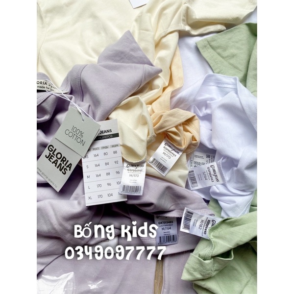Áo Phông Nữ Basic Trơn GJ(trộn phom)