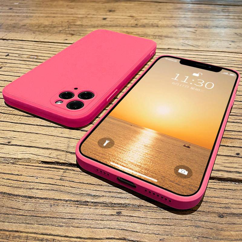 Ốp điện thoại silicone dẻo mỏng nhẹ thích hợp cho IPHONE 11 12 13 PRO MAX X XS MAX XR