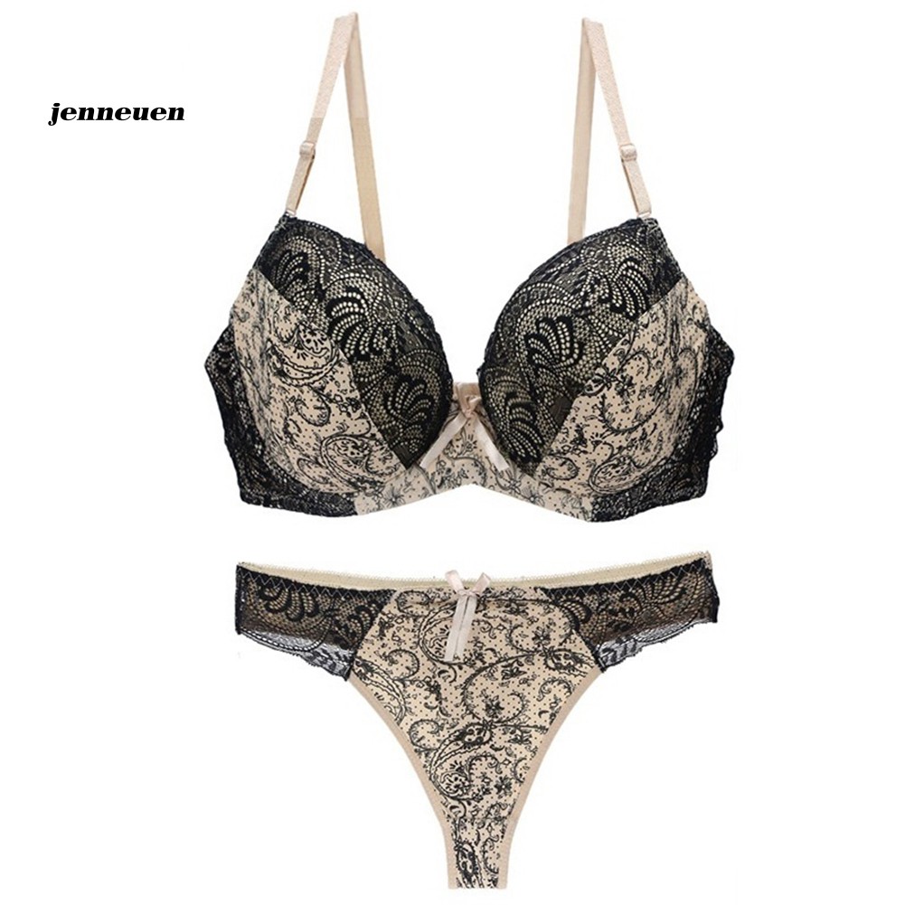Bộ Đồ Lót 2 Mảnh Vải Ren Gợi Cảm Dành Cho Bạn Nữ