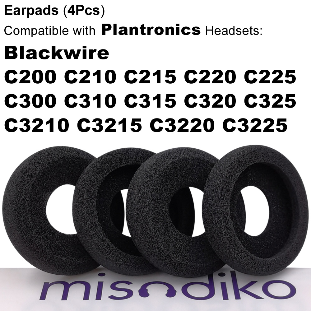 Đệm Xốp Bọc Đầu Tai Nghe Thay Thế Cho Plantronics blackwire C210 C220 C225 C310 C320 C3210 C3220 C3215 C3225