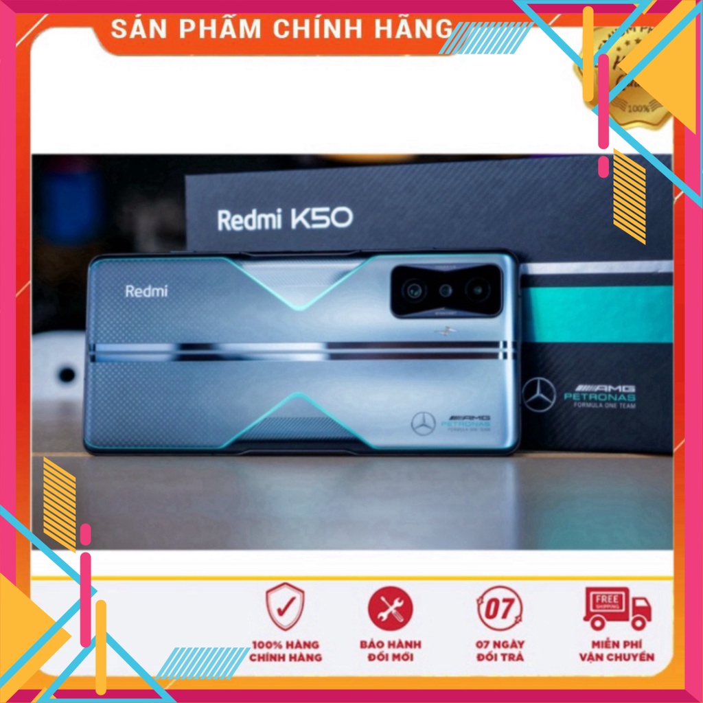 Điện thoại Xiaomi Redmi K50 Gaming (12/256GB) - Sát thủ ngành game, máy mới nguyên seal hộp, Sẵn Tiếng Việt -