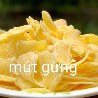 Mứt gừng nha làm