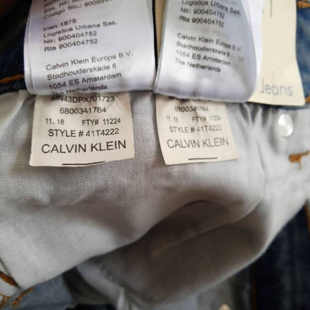 Quần Jean Dài Calvin Klein Chính Hãng Thiết Kế Trẻ Trung Cho Nữ