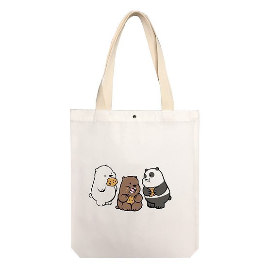 Túi tote ba anh em gấu bare bear TT3