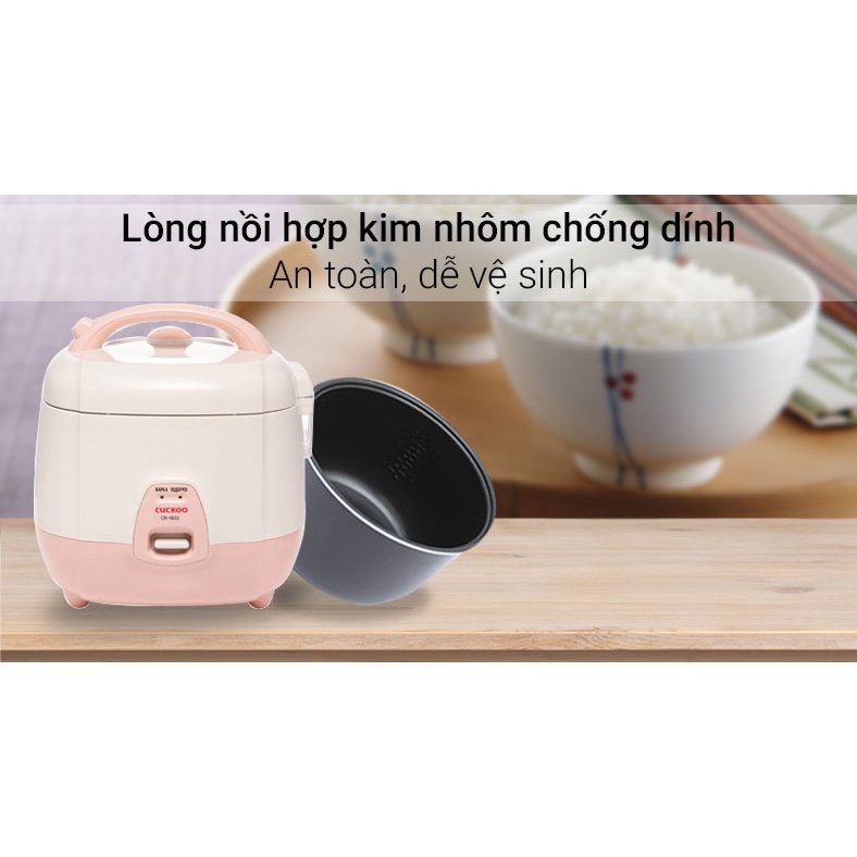 [Mẫu Mới] Nồi Cơm Điện Mini 1L 1 Lít Cuckoo CR-0632 - Xuất Xứ Hàn Quốc - Hàng Chính Hãng (Bảo Hành Toàn Quốc  2 Năm)