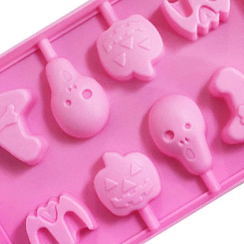 Khuôn Silicone Làm Bánh Kẹo Hình Quả Bí Ngô Độc Đáo DIY