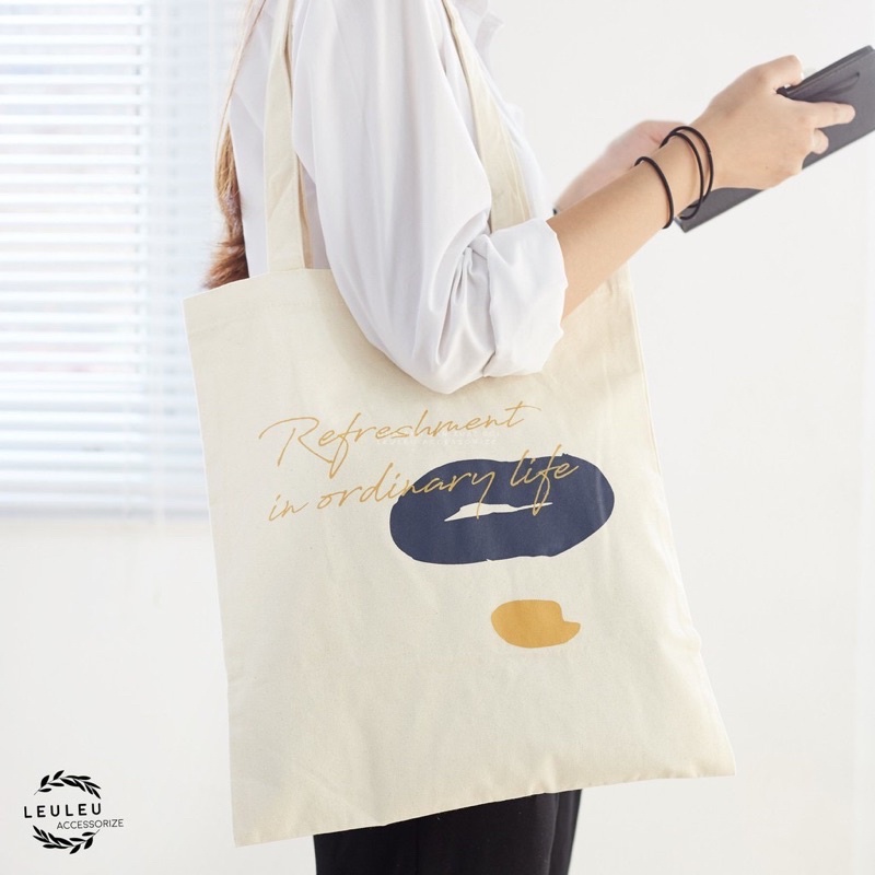 Túi tote đựng đồ canvas đa dạng leuleu.accessorize