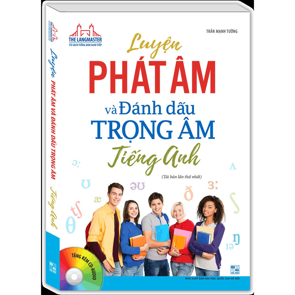 Sách - Luyện phát âm và đánh dấu trọng âm tiếng Anh (tái bản lần thứ nhất Kèm CD)