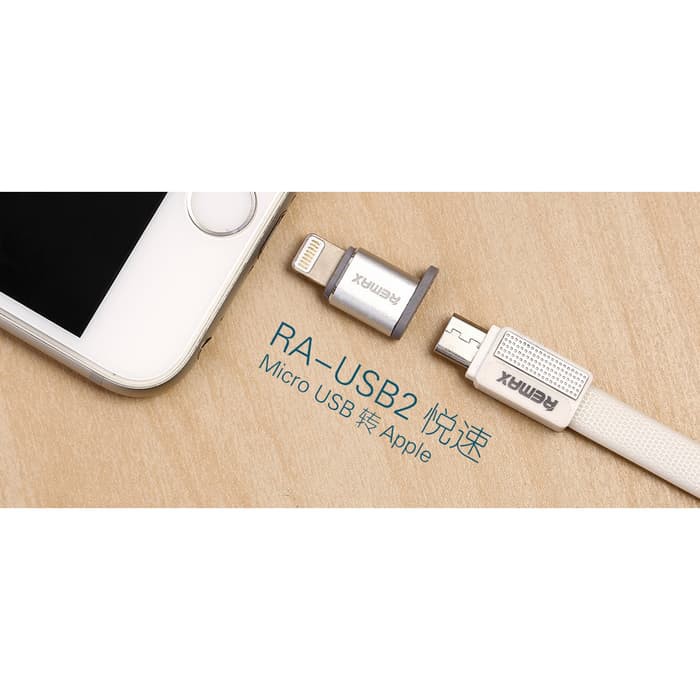 Remax Đầu Chuyển Đổi Otg Micro Usb Sang Apple Lightning / Ra-Usb2 Ori