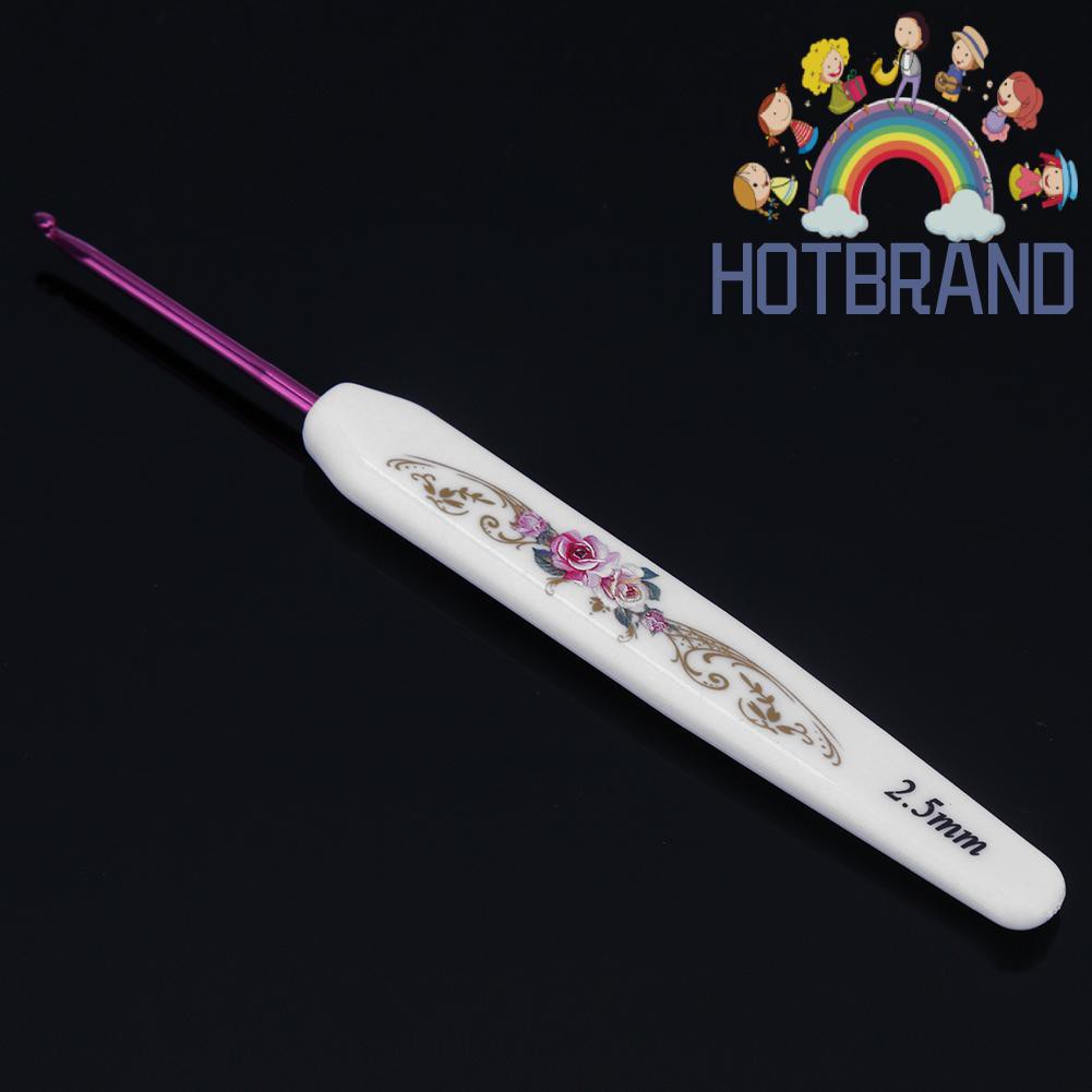 Set 8 kim đan móc len có tay cầm bằng nhôm mềm mại