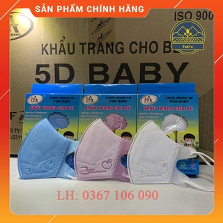 Khẩu Trang Y Tế Trẻ Em 5D Nam Anh Hộp 10 Cái