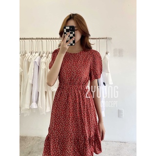 Đầm hoa nhí [2YOUNG] D684 (ảnh thật)