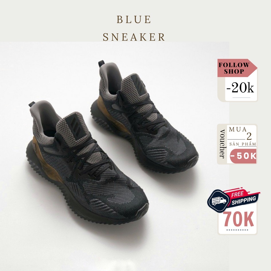 Giày Adidas Alphabounce Xám Cam (fullbox + freeship)
