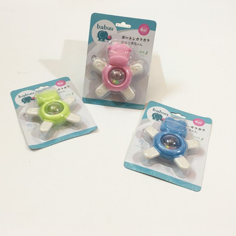 Bộ đồ chơi xúc xắc gặm nướu phát triển kỹ năng cơ bản cho bé thương hiệu Babuu Nhật bản BB11 Homedy Kids