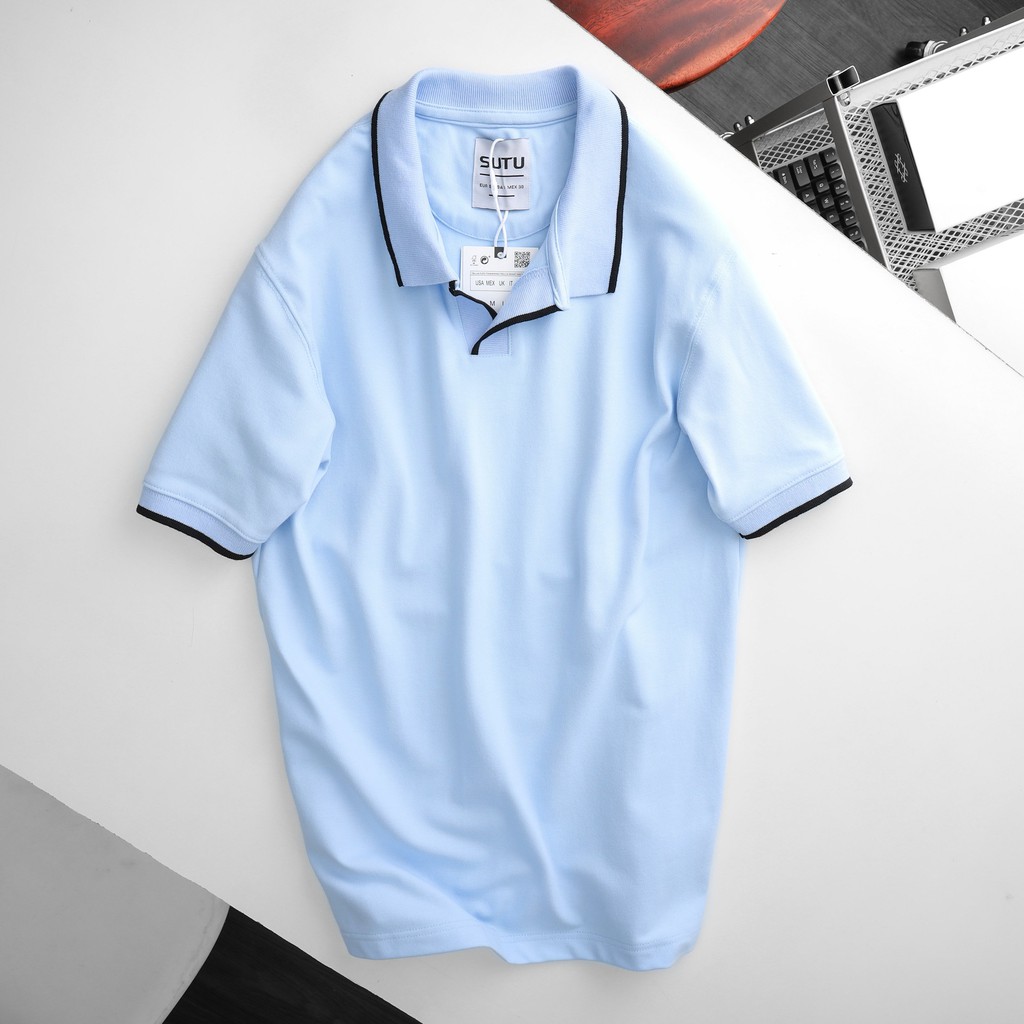 [ SALE SIÊU KHỦNG ] Áo POLO nam cổ bẻ ngắn tay phối viền dáng slimfit, chất cotton co giãn 4 chiều cao cấp - W REAL M | BigBuy360 - bigbuy360.vn