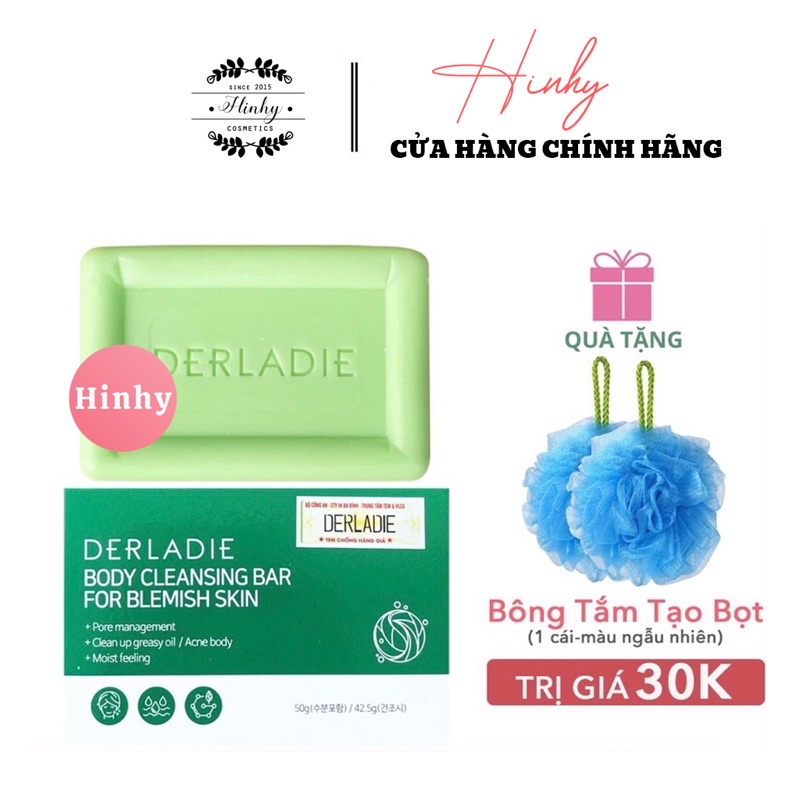 Xà Phòng Derladie - Xà Bông Mụn Lưng Cơ Thể Derladie Body Cleansing Bar For Blemish Skin