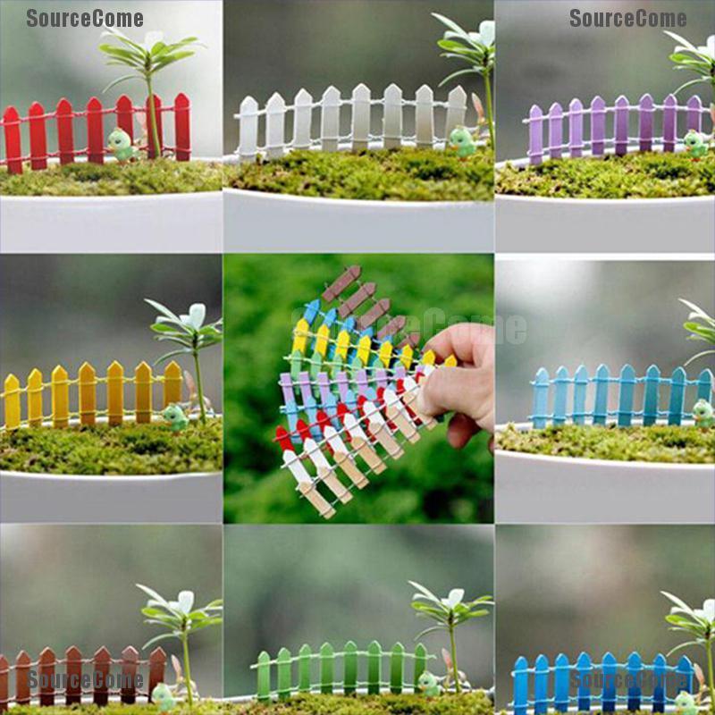 Set 5 Hàng Rào Gỗ Mini Trang Trí Tiểu Cảnh / Nhà Búp Bê Diy