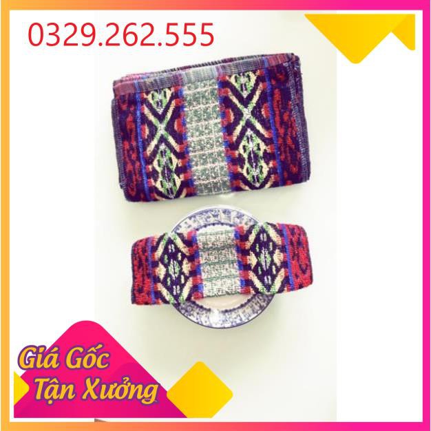 (Sale Khủng)  Khăn lau thổ cẩm mềm mịn, êm nhẹ, không phai màu, sổ lông, độ bền cao,chất liệu thổ cẩm của người Thái