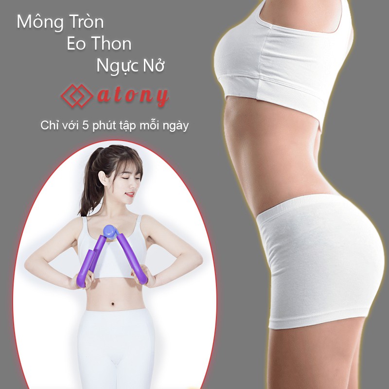 Phụ Kiện Tập Thể Hình Full Body - Hỗ Trợ Tập Yoga, Gym, Tập Đùi, Tập Bắp Tay, Ngực, Lưng, Hông, Chân (Màu Tím)