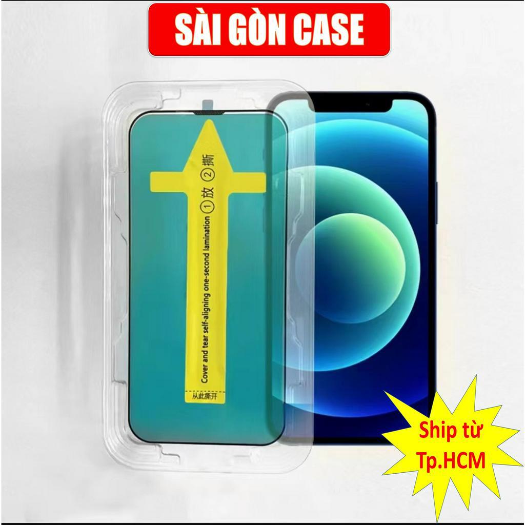 Kính Cường Lực Tự Dán Cao Cấp Iphone 11/12/13/Pro/Max/X/ Xr/Xs/Xs Max/6/6S/7/8/Se/Plus/Mini/Promax/Xsmax