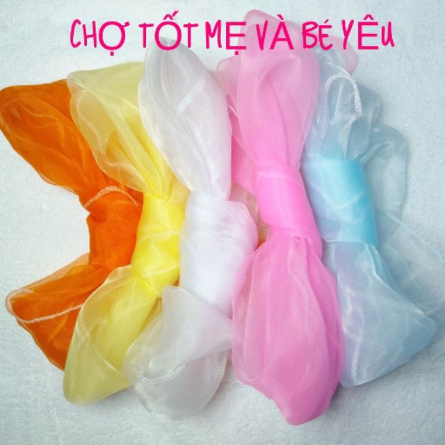 Khăn voan, khăn bông bay che mặt cho bé cỡ lớn