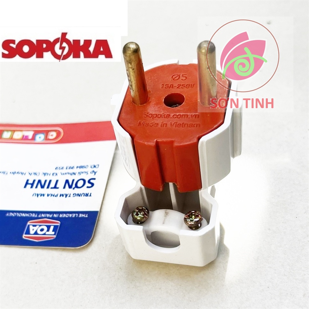 Phích Cắm Điện Gập Vuông Góc Siêu Chịu Tải P3000W-G1 SOPOKA