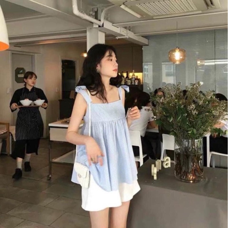 Áo babydoll baby 3 màu vintager xinh AD09