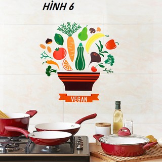 (MỚI) Decal dán tường nhà bếp cách nhiệt không thấm nước có thể lau chùi KNSTORE