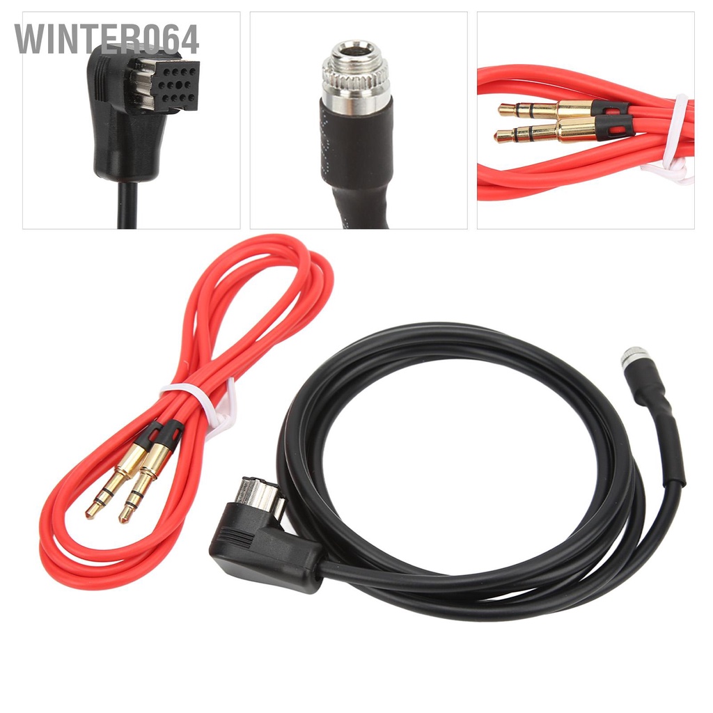 Winter064 Bộ điều hợp đầu vào Aux in Cáp âm thanh radio trên ô tô 3.5mm Jack dành cho Pioneer IP BUS AVIC Z1 Z2 Z3 N4