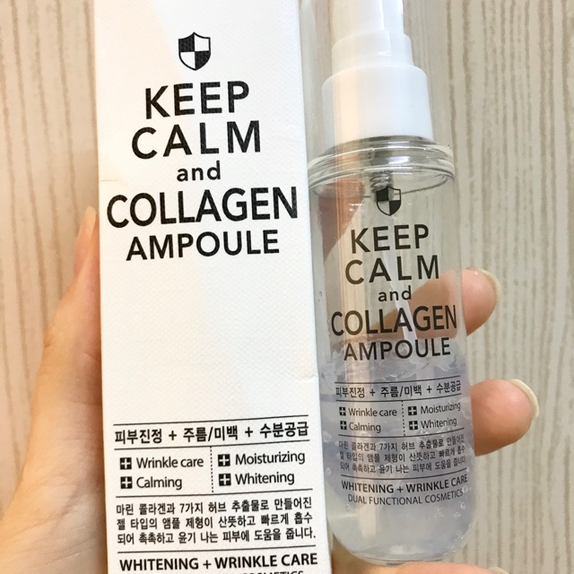 Xịt khoáng Keep Calm and Collagen Ampoule