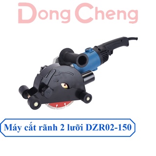 Máy cắt rãnh tường dongcheng dzr02-150 công suất lớn 1400w máy cắt rãnh bê tông cầm tay