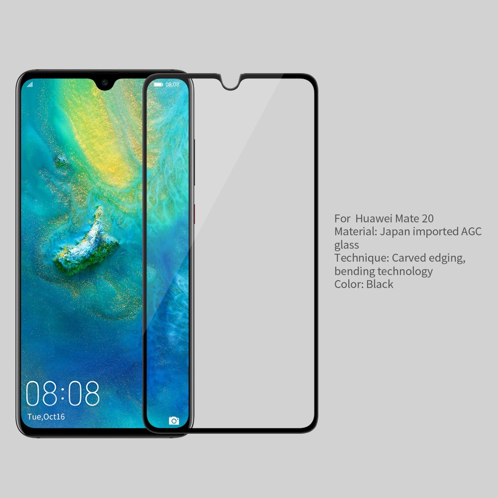 Kính Cường Lực NILLKIN 3D CP+ MAX Bảo Vệ Toàn Màn Hình Cho Huawei Mate 20