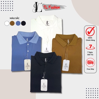 Áo thun nam polo trơn chất liệu cotton cá sấu cao cấp thoáng mát sang trọng